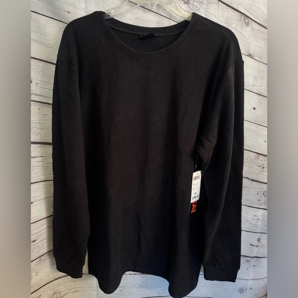 32 Degrees Men’s Heavyweight Fleece Scoop Neck Long Sleeve Top - Picture 7 of 8